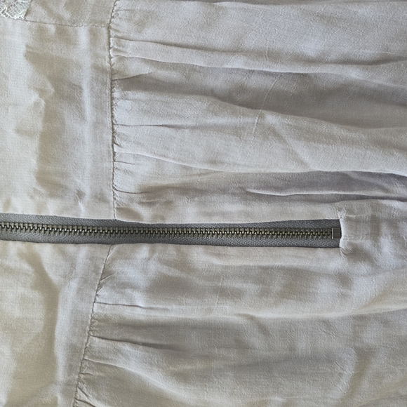 Free People Boho Gray Lace -Hem Dress - Picture 12 of 13